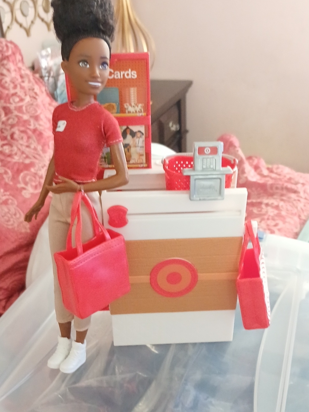 Barbie Target Doll Playset with Red Accessories - Kids Toys